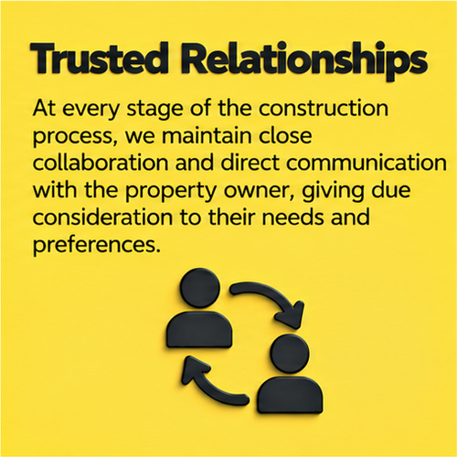 Trusted relationships with property owners through close collaboration and direct communication at every stage of construction – Arkoulis Christos group